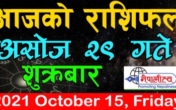 आजको राशिफल